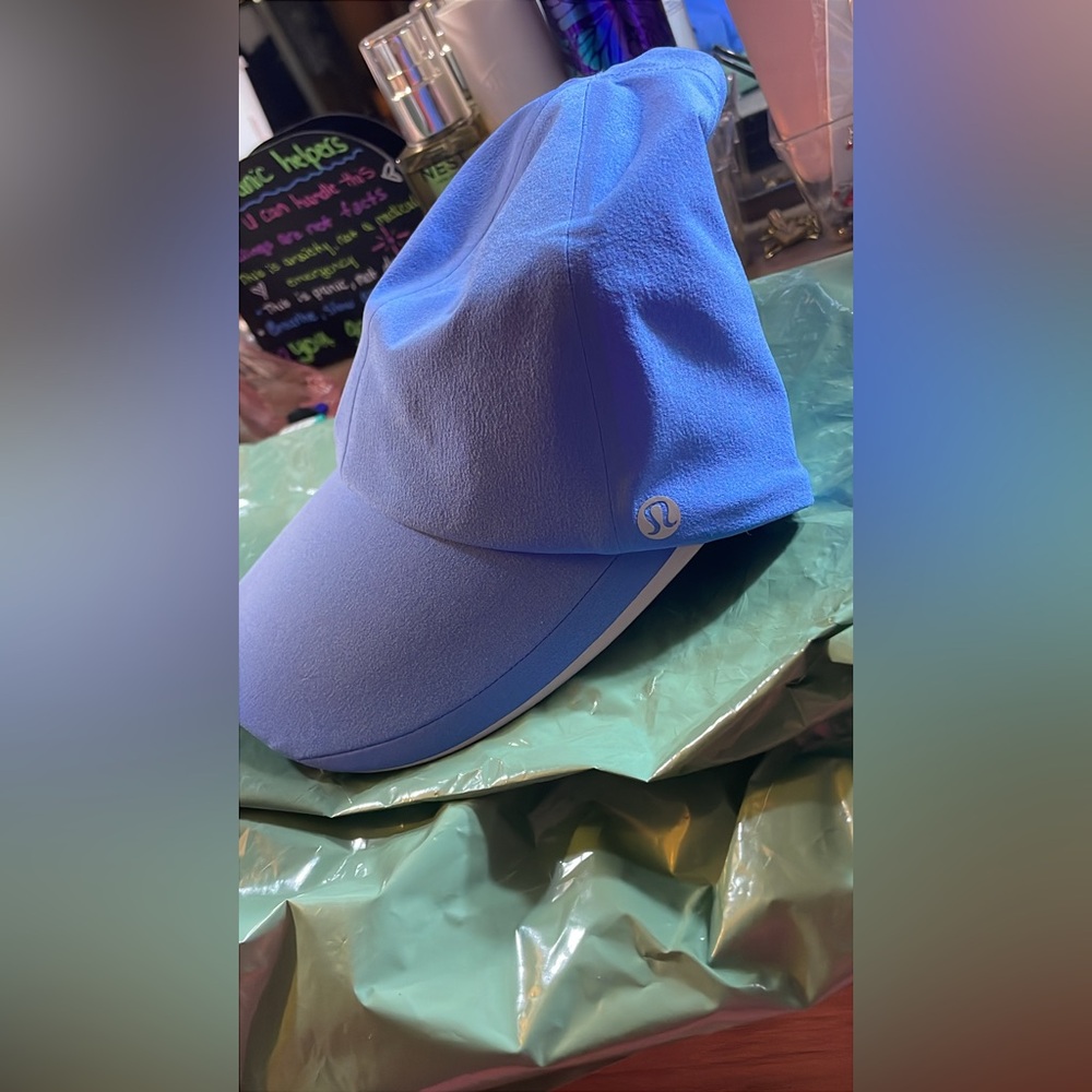 lululemon athletica periwinkle blue performance cap
